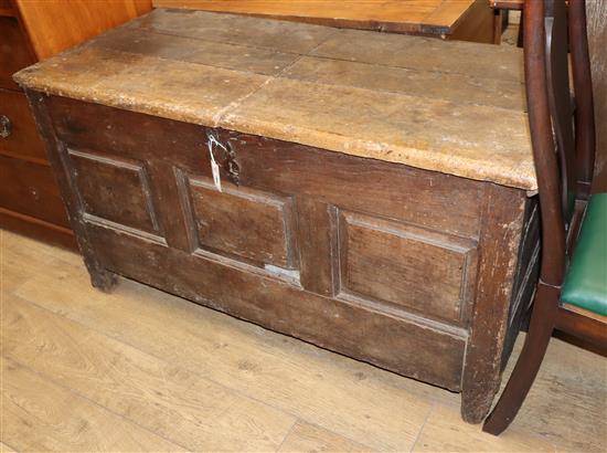 A French mule chest W.131cm